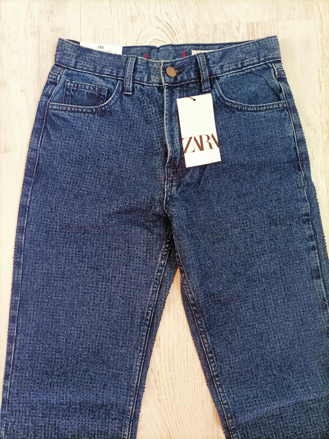 ZW COLLECTION BOOTCUT HIGH-WAIST RHINESTONE JEANS - Image 3