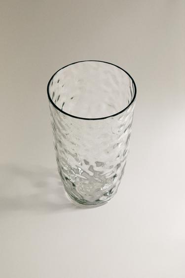 TALL TEXTURED ACRYLIC TUMBLER - Green / Blue by Zara - Image 1
