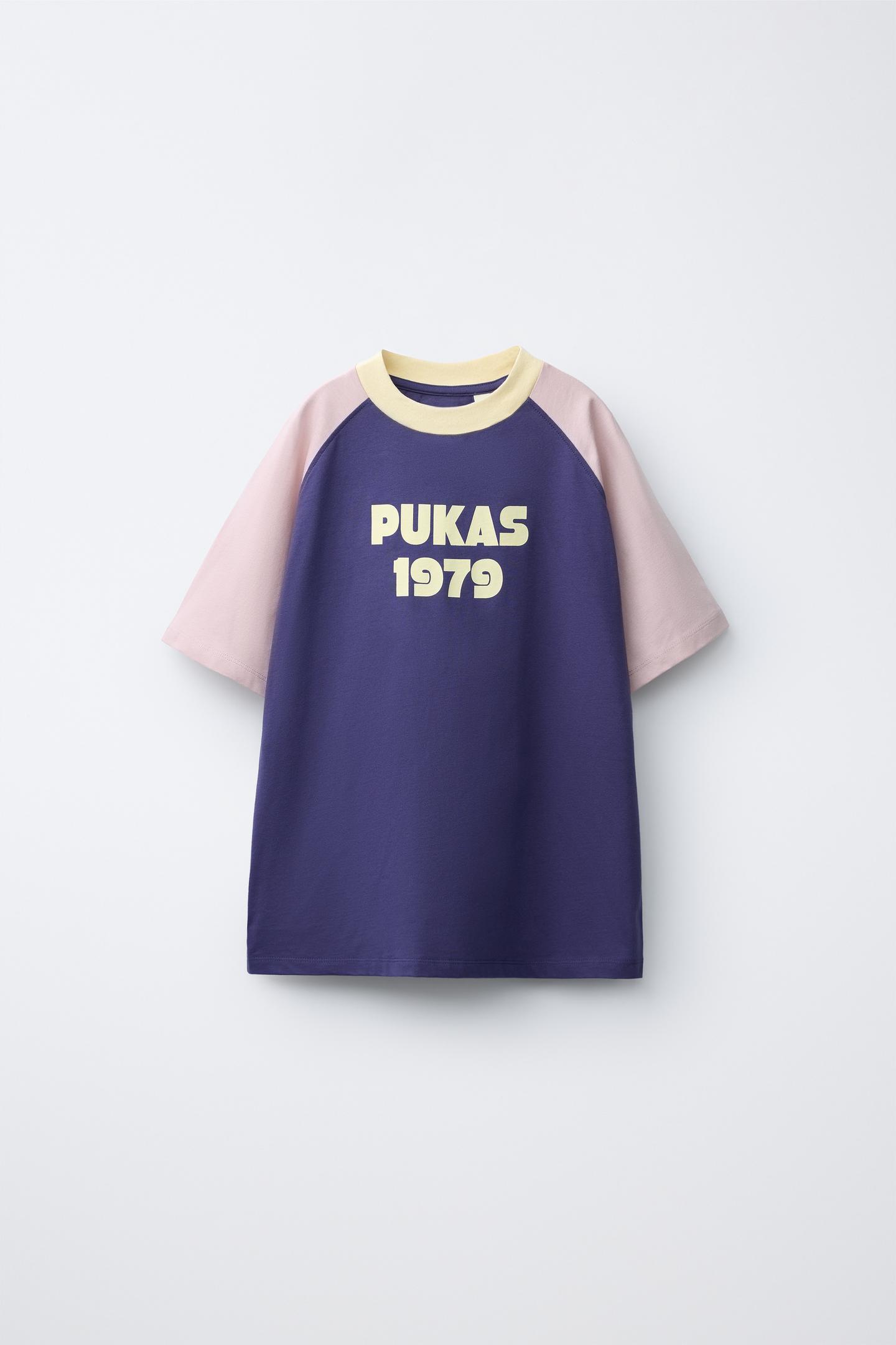 Детская футболка Zara Pukas Surf Raglan Sleeve, цвет: Синий — фото 1