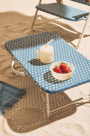 Zara FOLDABLE BEACH TRAY - Bluish