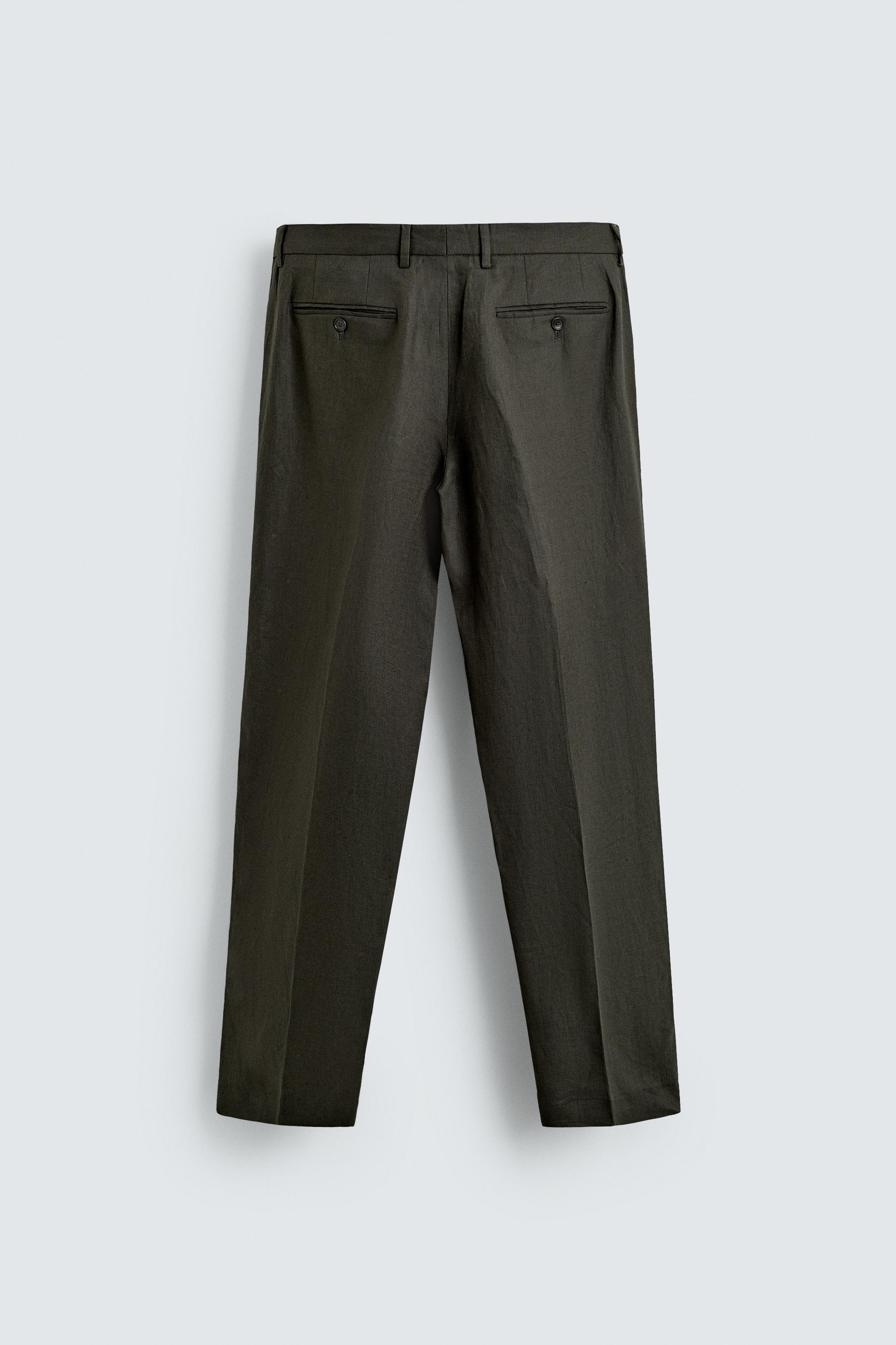 PANTALON DE COSTUME 100 % LIN