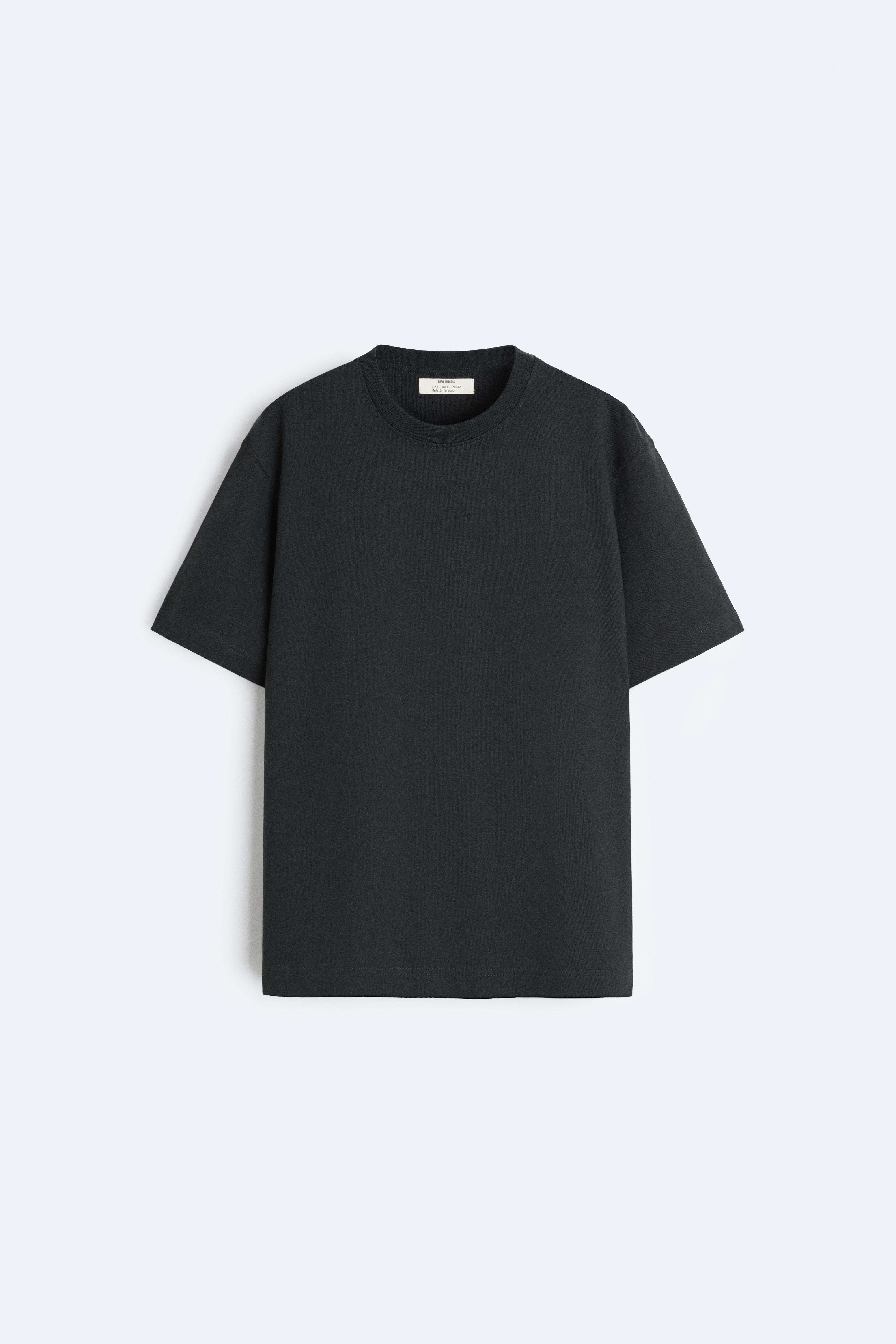 EXTRA HEAVYWEIGHT T-SHIRT - Ecru | ZARA Canada