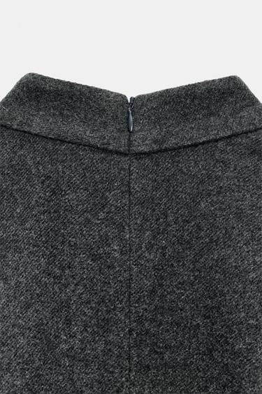 ROBE SOFT AVEC CEINTURE - Gris chiné de Zara - Image 2