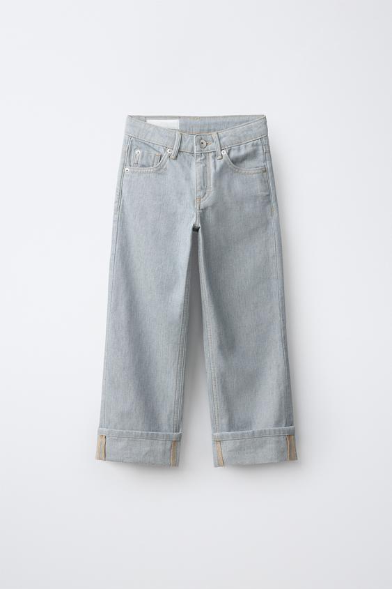 STRAIGHT FIT JEANS - Light blue by Zara - Image 0