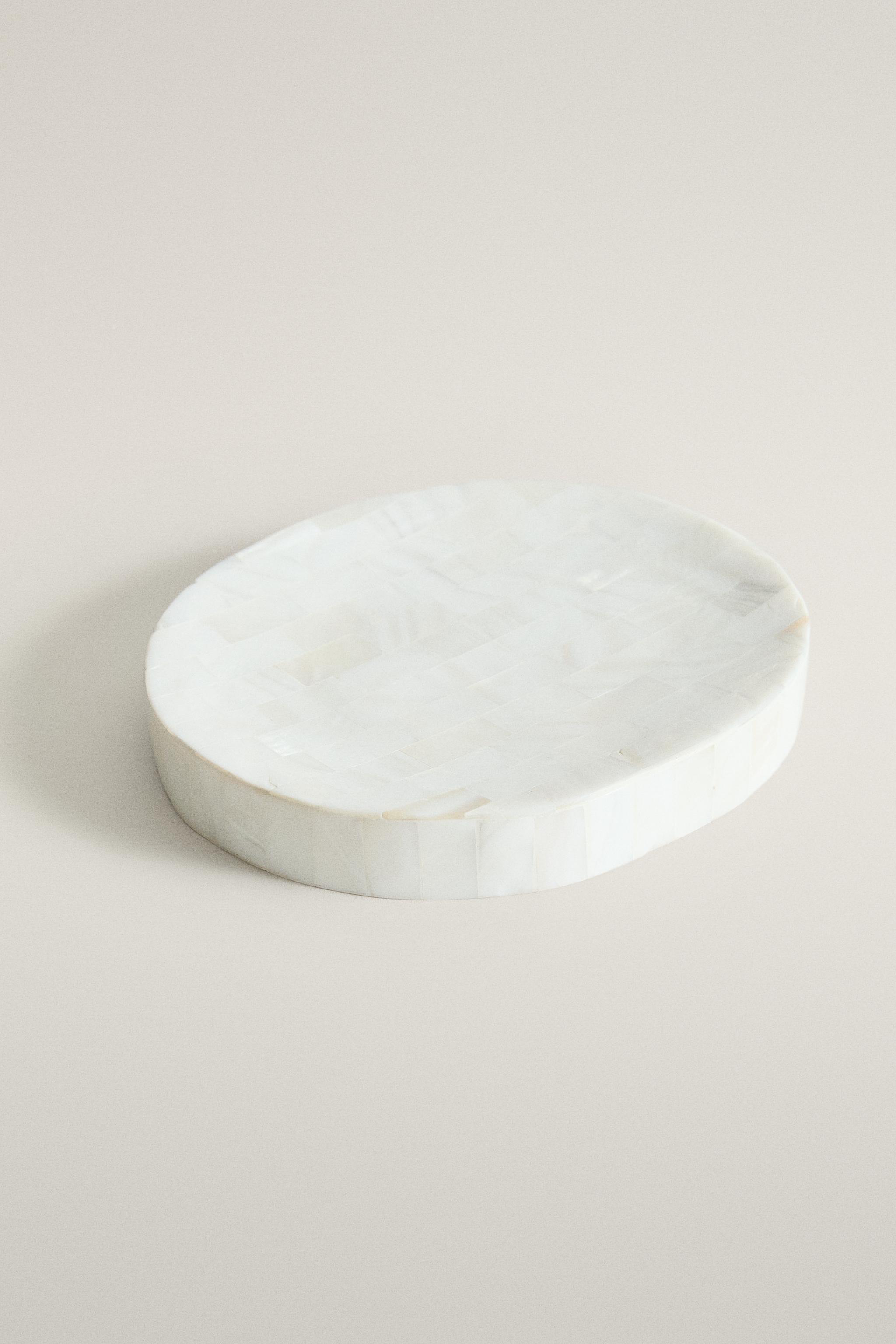 MOTHER-OF-PEARL BATHROOM SOAP DISH