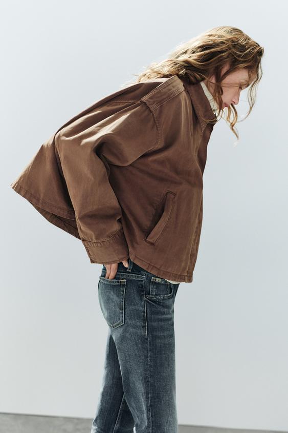 VESTE CAPE À PATTES - Marron de Zara - Image 4