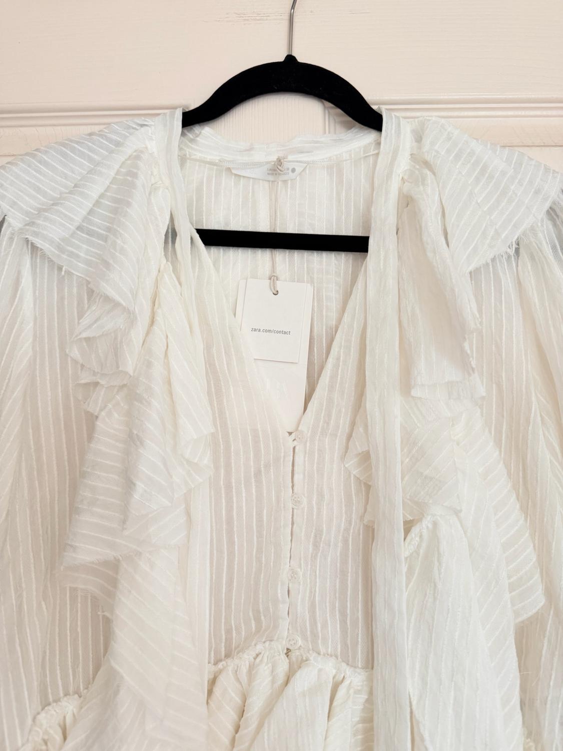 ZW COLLECTION RUFFLED SHIRT - Image 2