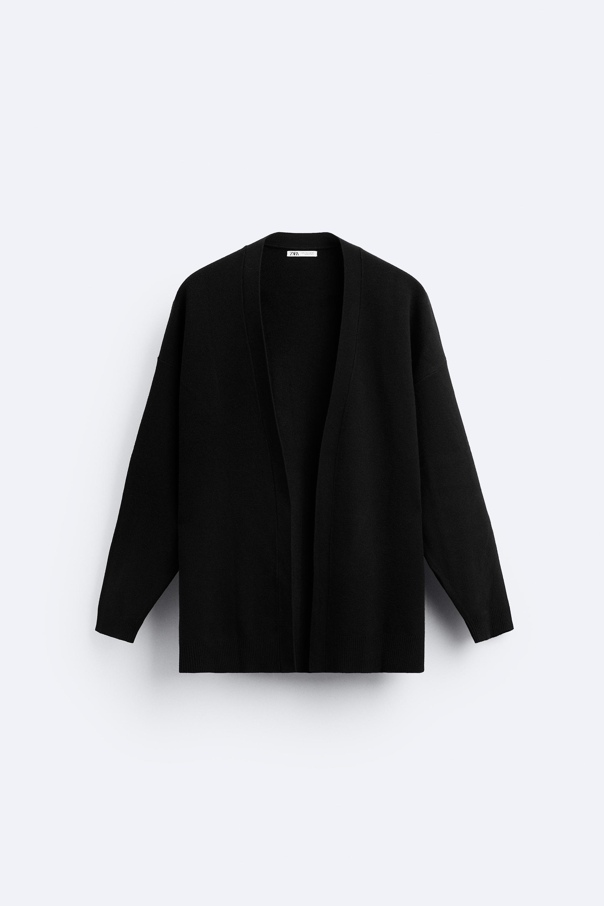 ニット クオータージッパー ポロシャツ - ブラック | ZARA Japan / 日本