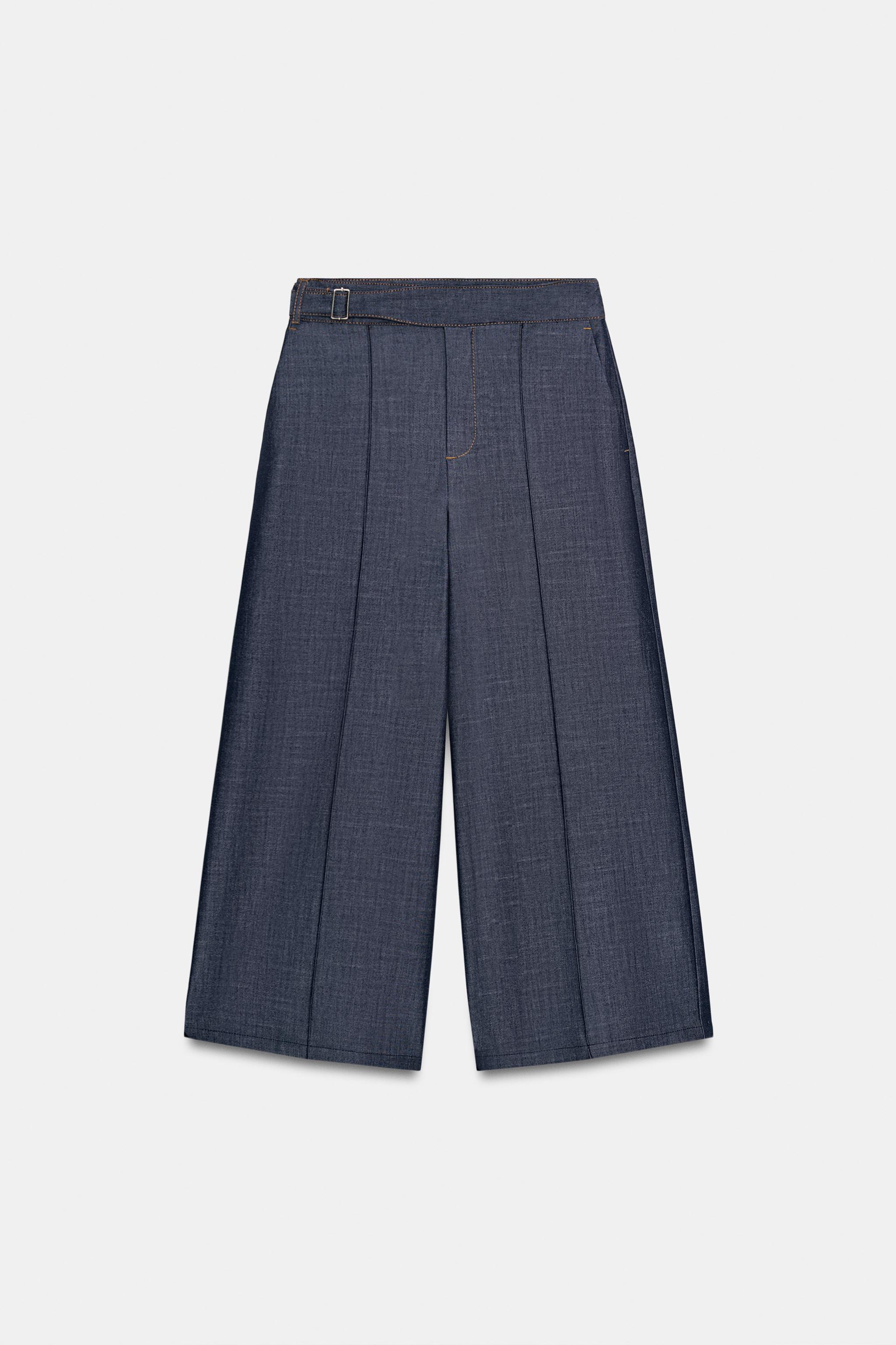 CULOTTES WITH BELT LOOPS