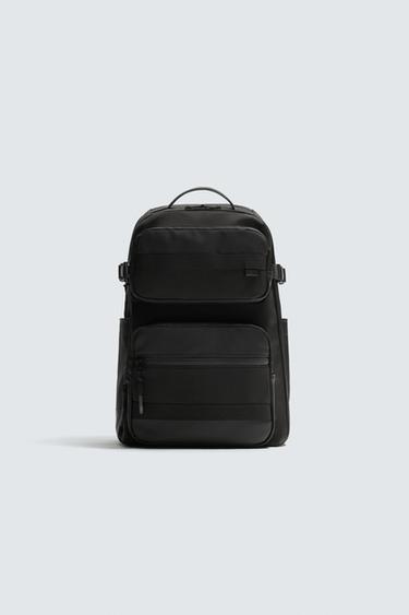 SAC À DOS TECHNIQUE MULTIPOCHES - Noir de Zara