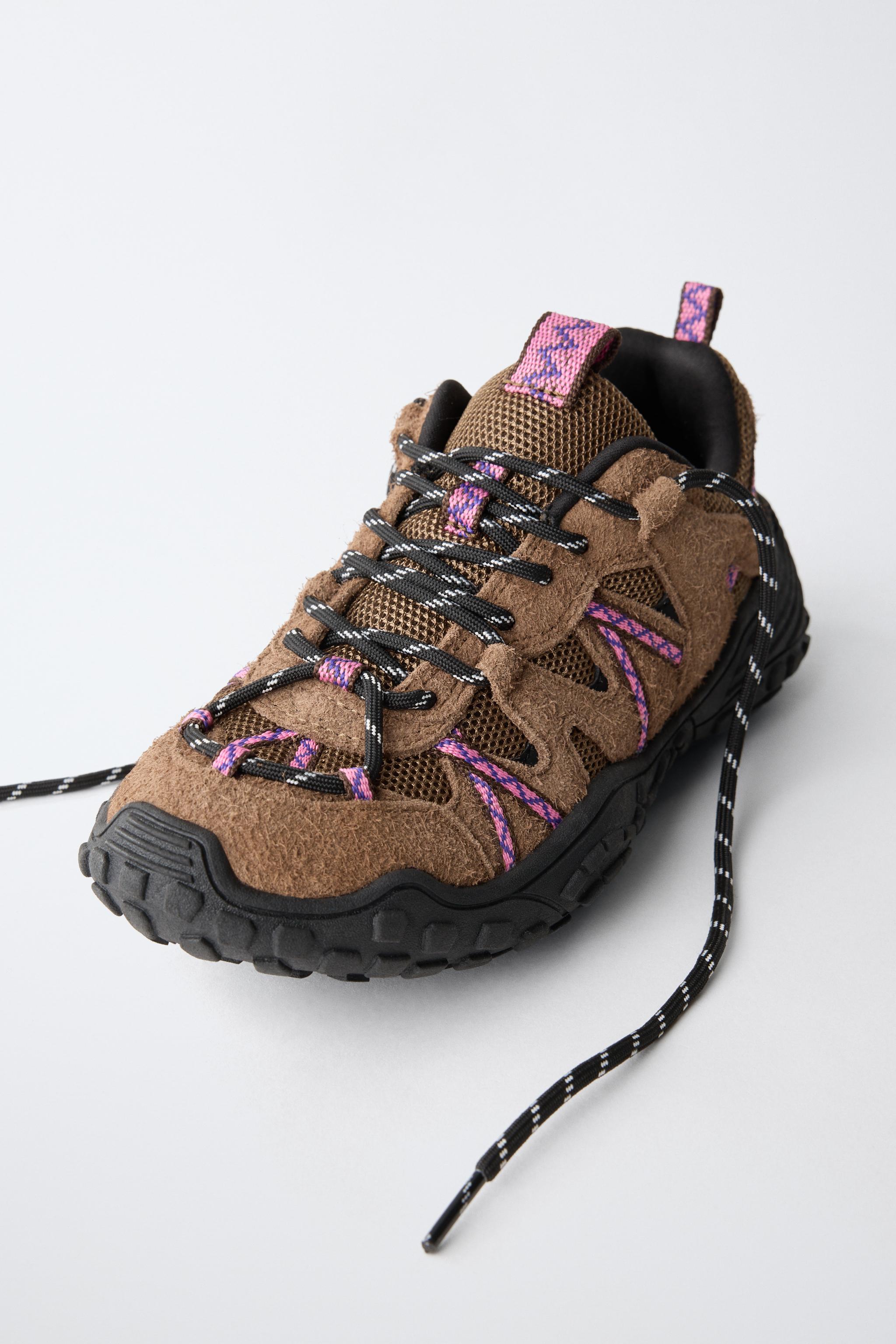 TECHNICAL LEATHER SNEAKERS