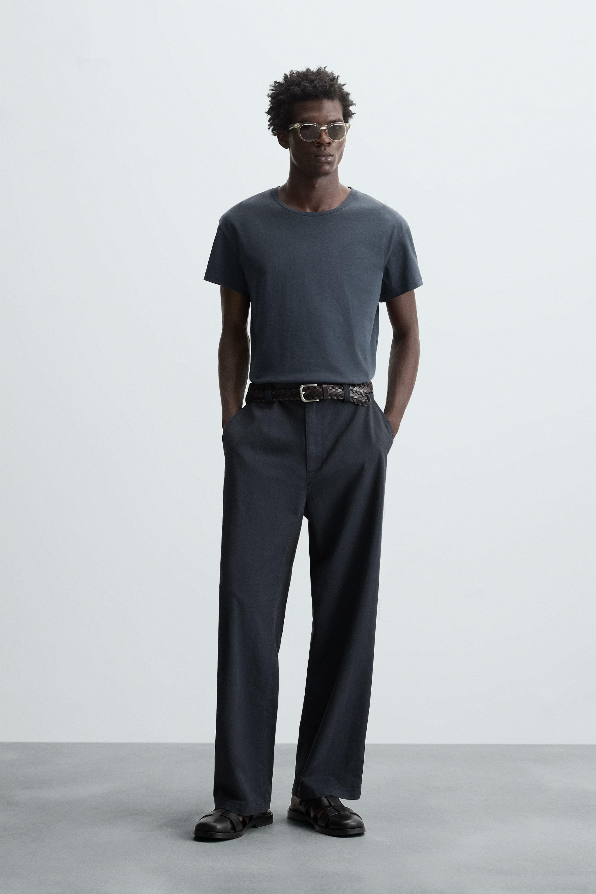 PANTALON REGULAR FIT STRUCTURÉ