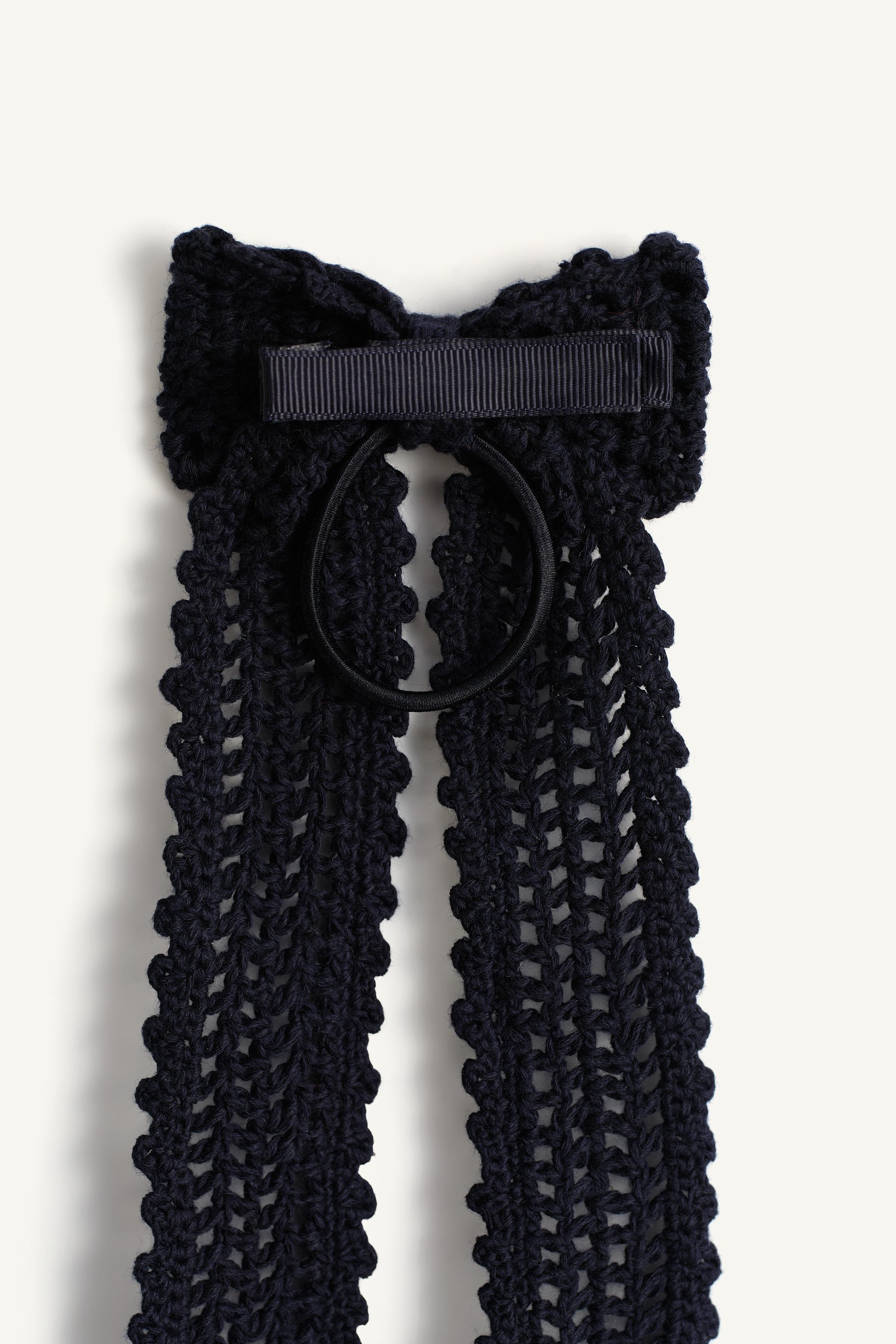 CHOUCHOU PASSANT NOEUD MAILLE CROCHET LIMITED EDITION