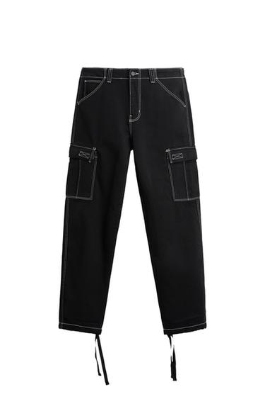 PANTALÓN CARGO PESPUNTE CONTRASTE