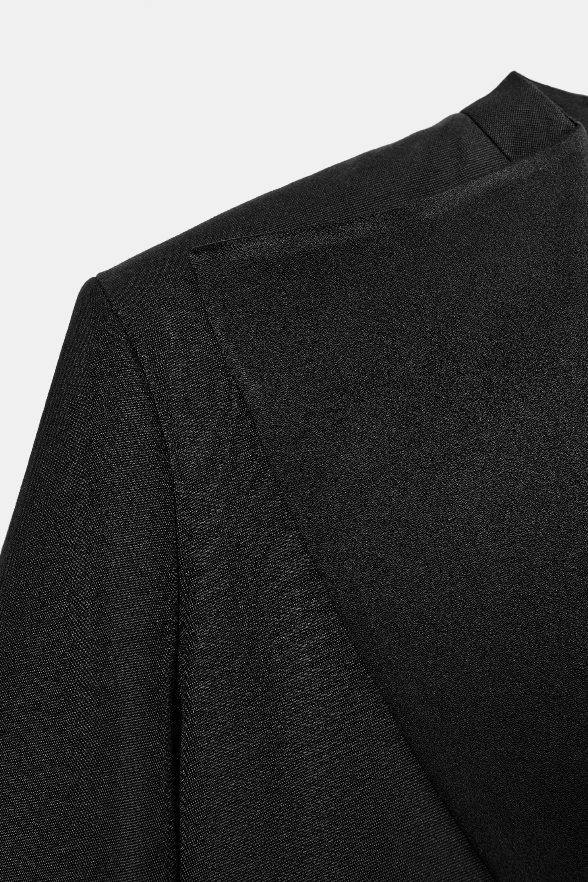 FITTED TUXEDO BLAZER ZW COLLECTION LIMITED EDITION