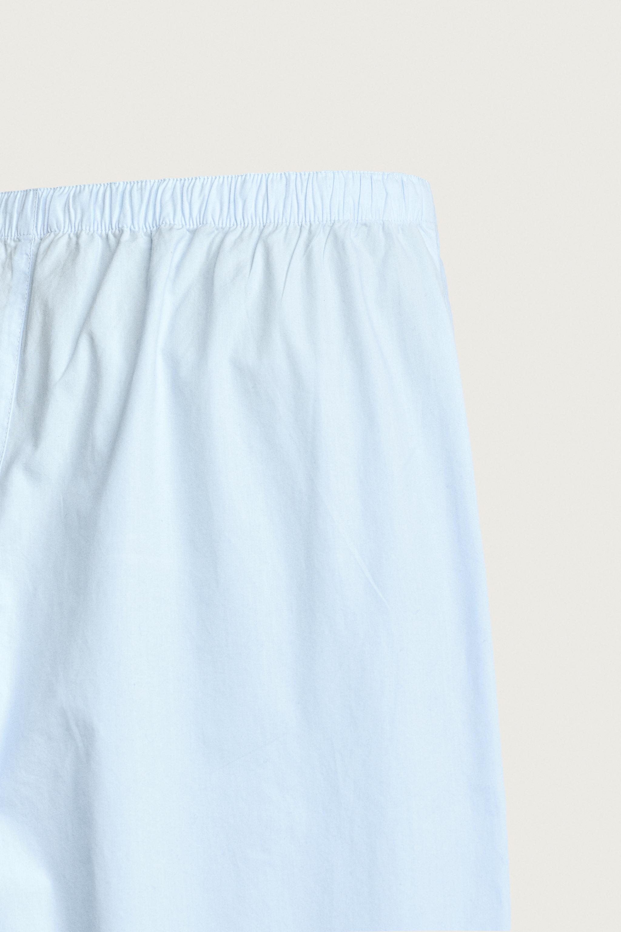 COTTON POPLIN PAJAMA PANTS