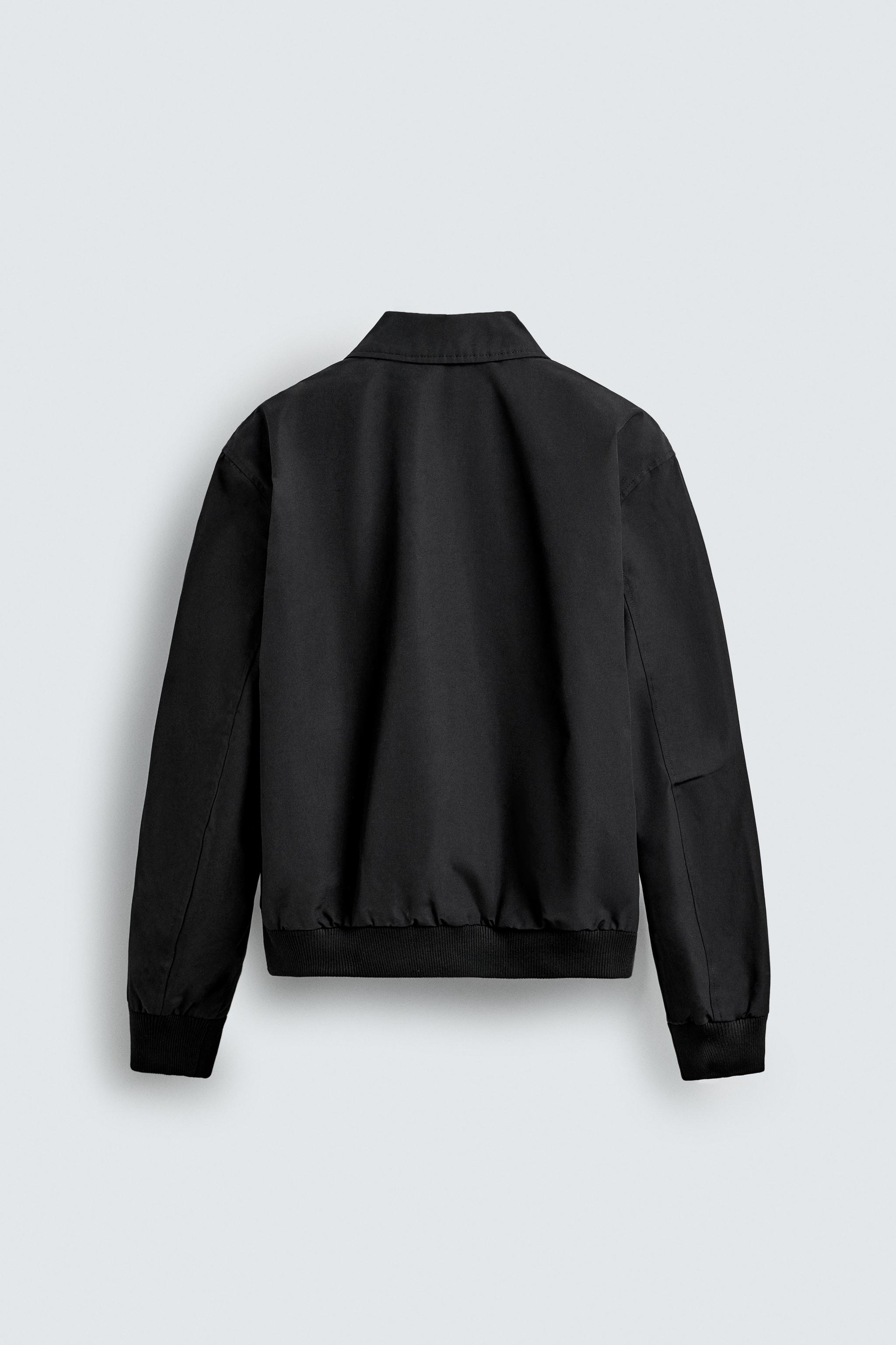 撥水加工入りテクニカルジャケット - ブラック | ZARA Japan / 日本