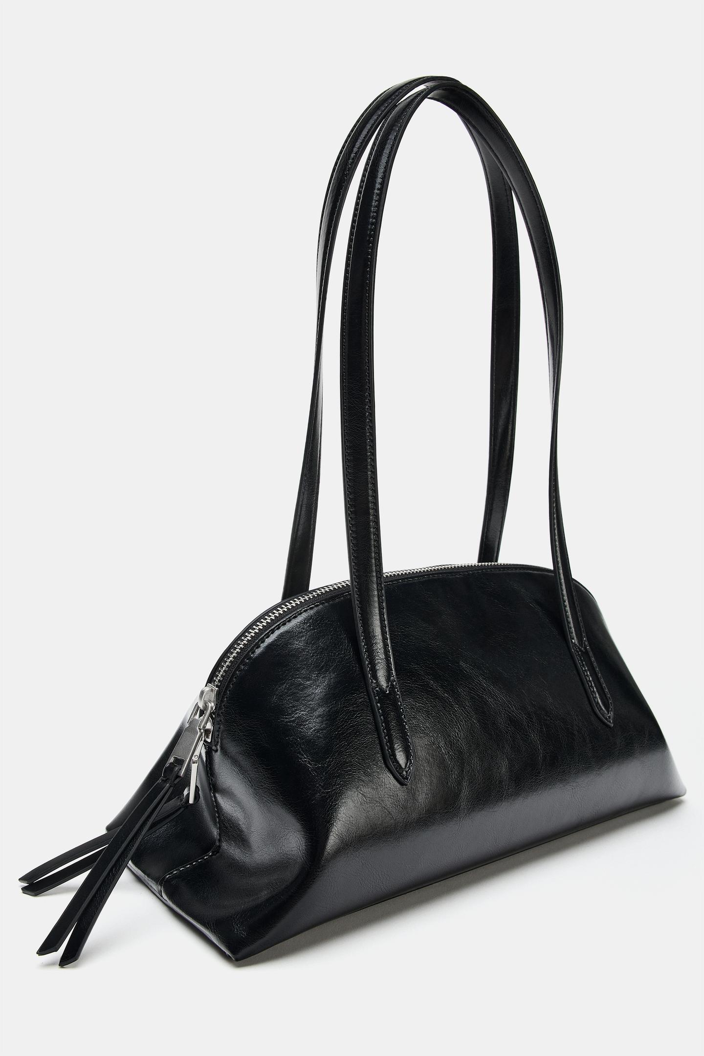 Женская сумка Zara Shoulder, цвет: Чёрный — фото 3