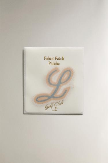 PATCH EN COTON LETTRE L - Multicolore de Zara - Image 3