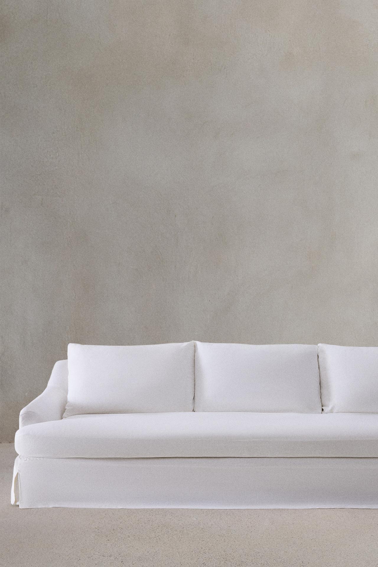 SOFA 01 LINEN COVER — Ecru