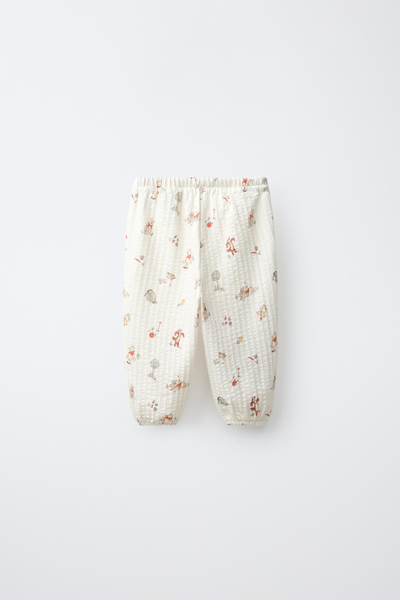 WINNIE THE POOH © DISNEY TEXTURED BALLOON PANTS — Multicolored