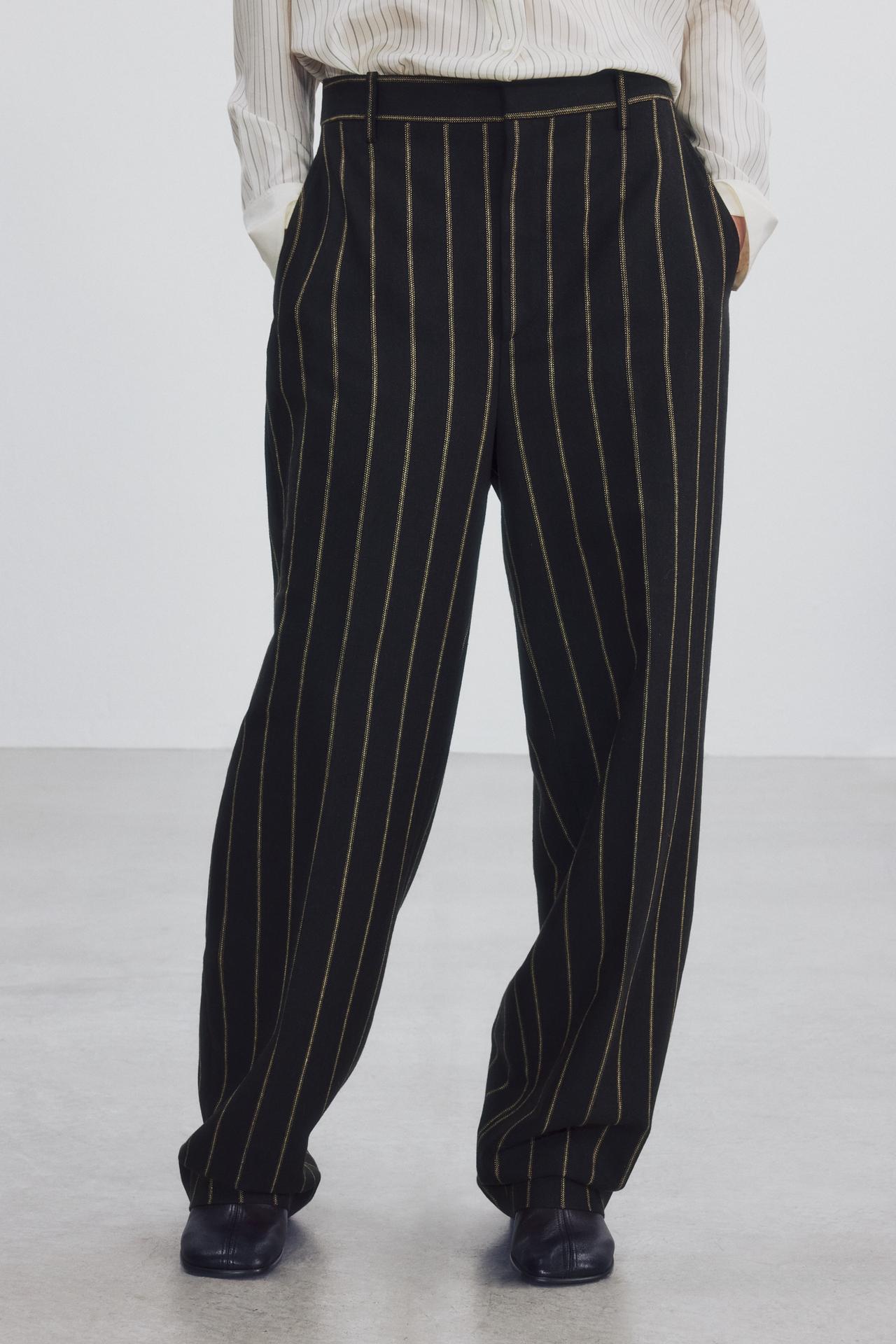STRIPED ZW COLLECTION pants — Brown