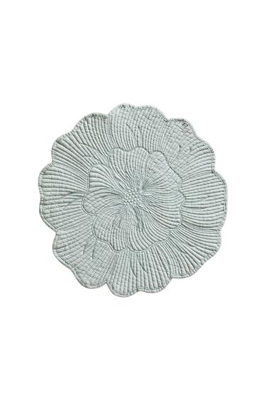 PEONY FLOWER PLACEMAT - Blue by Zara