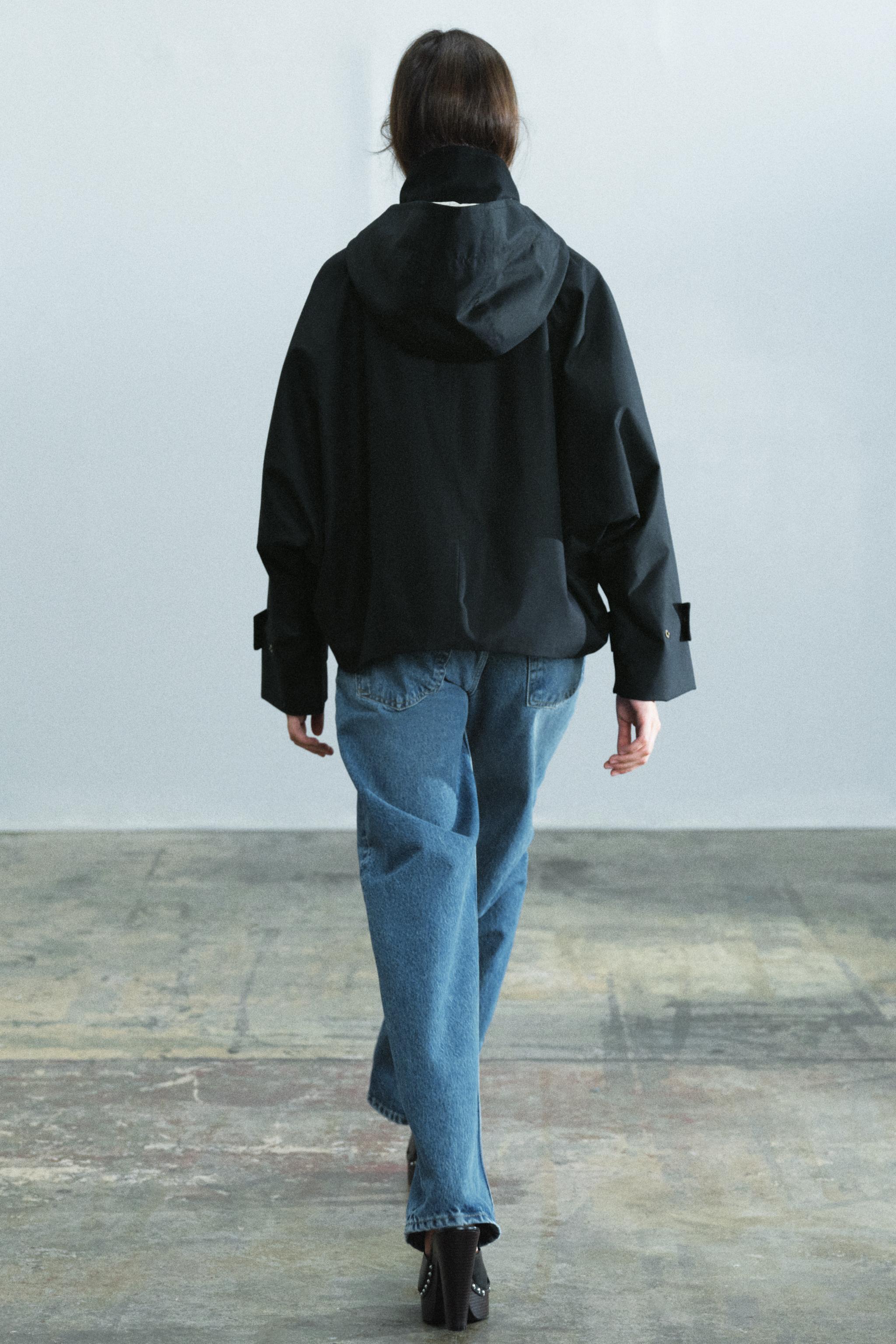 Zara ZW COLLECTION WATER REPELLENT KRUVAZE MONT görsel 3