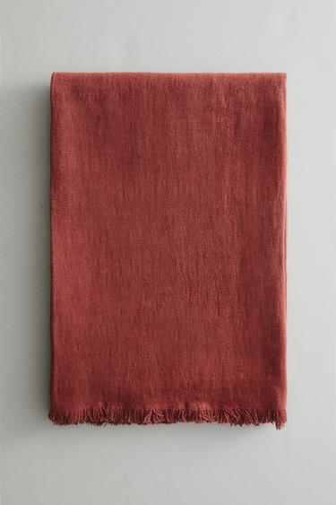 COUVERTURE LIN FRANGES - Tuile de Zara - Image 4