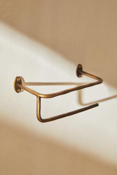 GOLDEN TOILET PAPER HOLDER - Golden by Zara