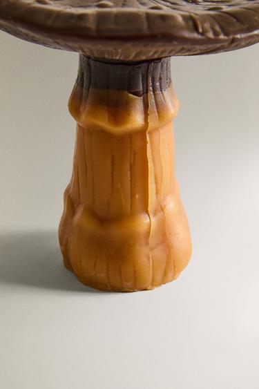 LARGE DARK PUMPKIN SPICE SCENTED MUSHROOM CANDLE - Pumpkin by Zara - Image 2