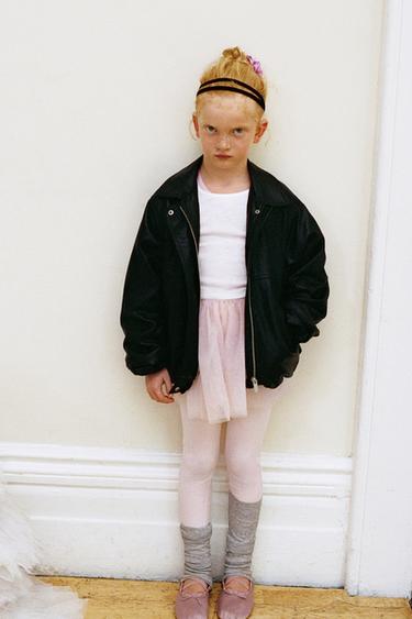 FALDA TUL BALLET - Rosa palo de Zara