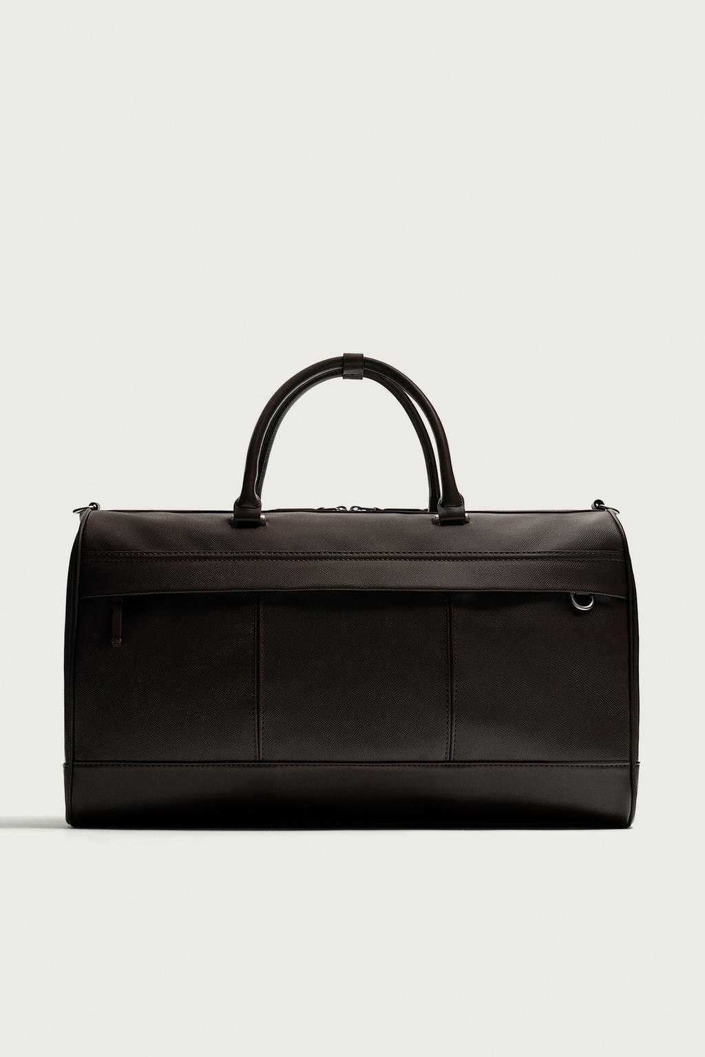 TEXTURED TRAVEL BAG