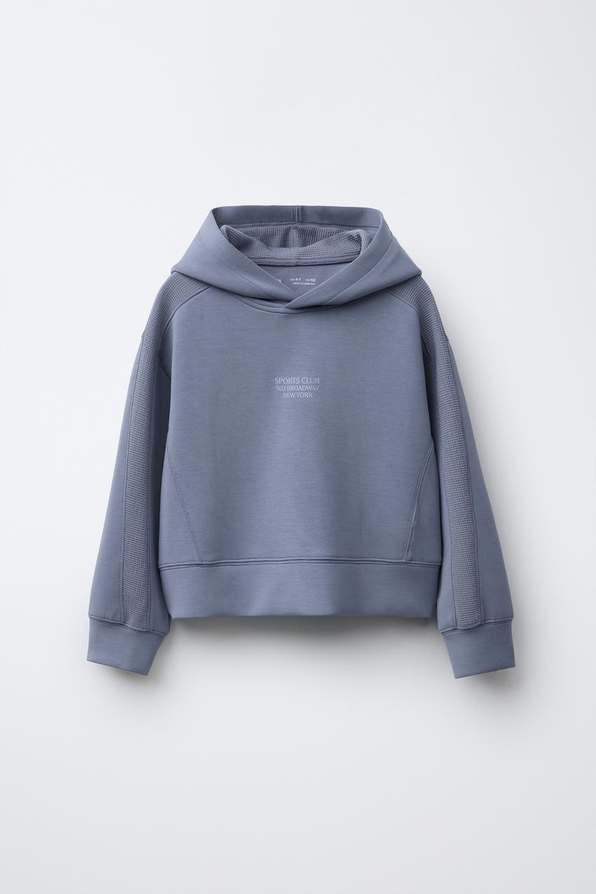 Sweat à Capuche Zara Homme – Écru – Taille L – Neuf Avec étiquettes