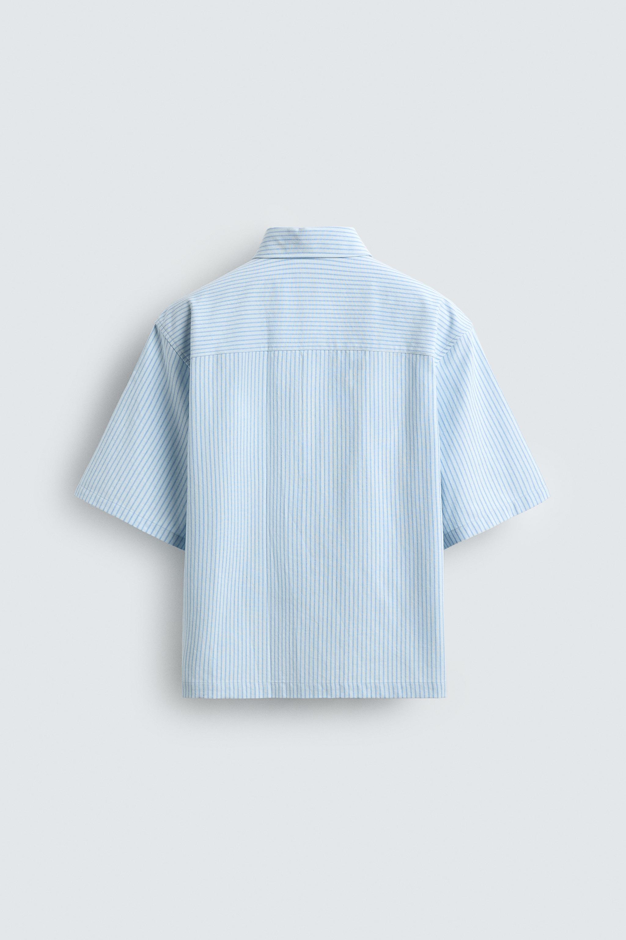 EMBROIDERED STRIPED SHIRT