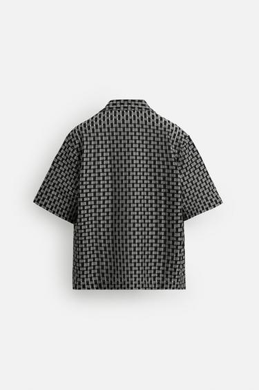 CHEMISE STRUCTURÉE - Noir de Zara - Image 7