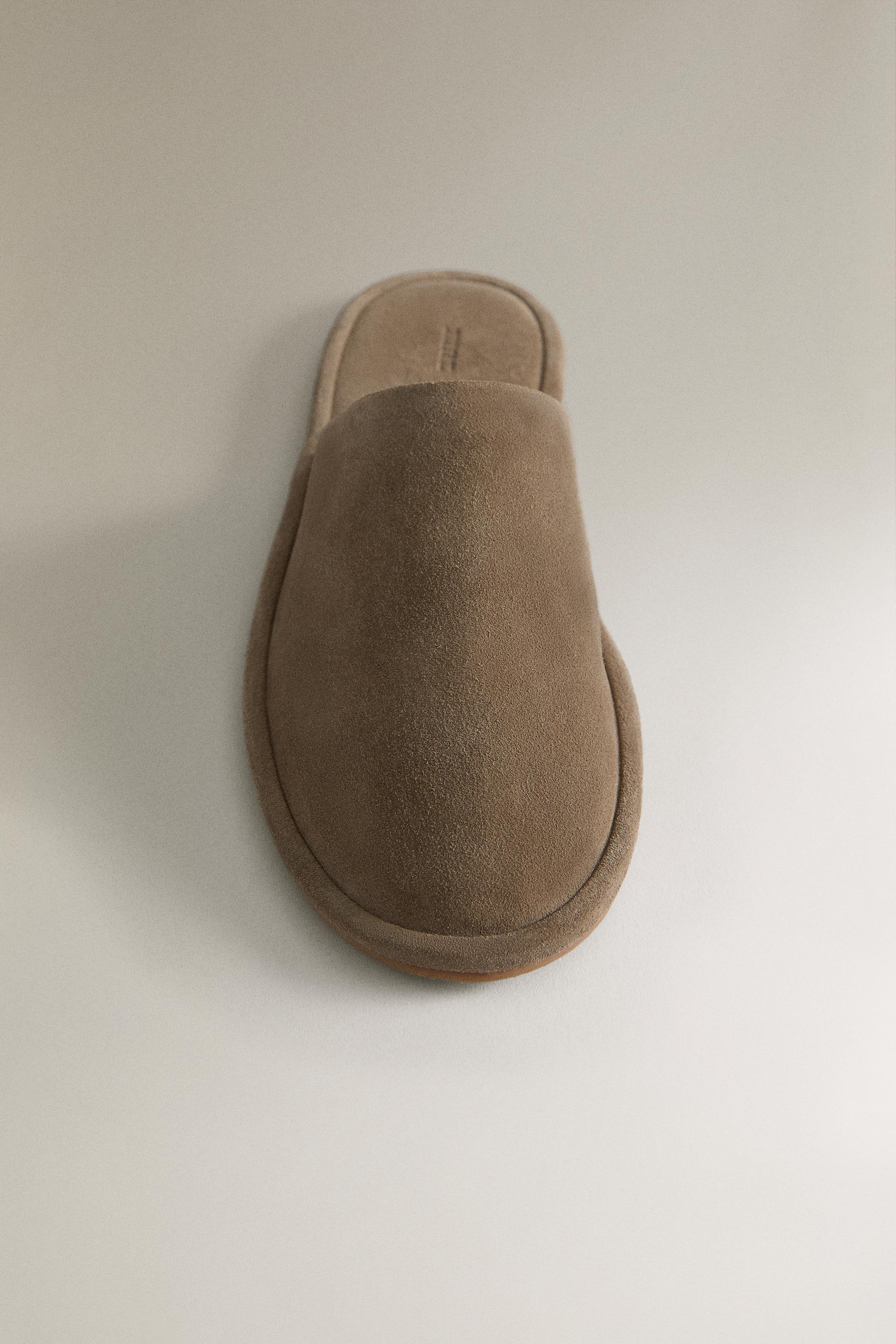 LEATHER MULE SLIPPERS