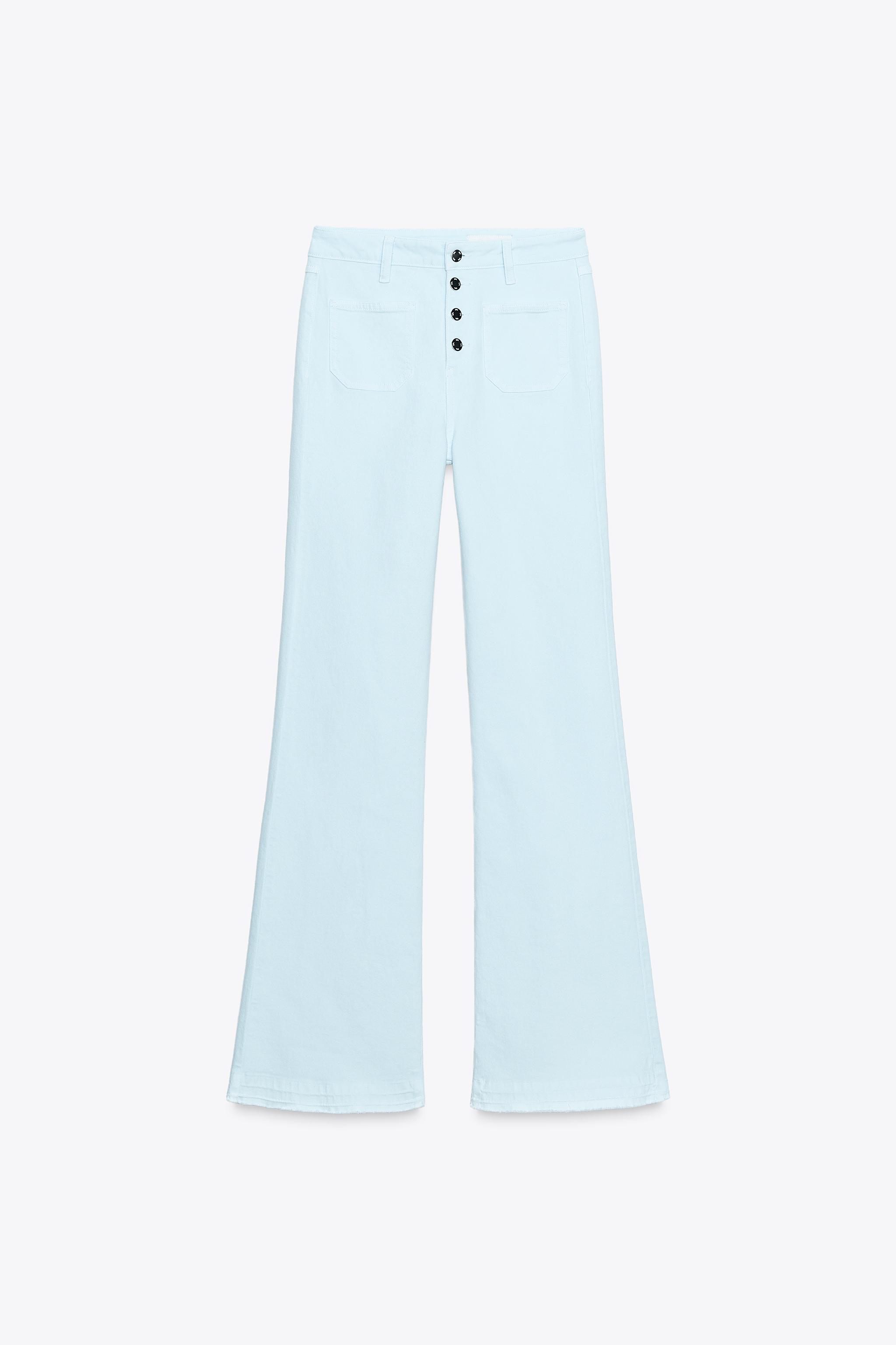 JEAN Z1975 FLARE TAILLE HAUTE BOUTONS