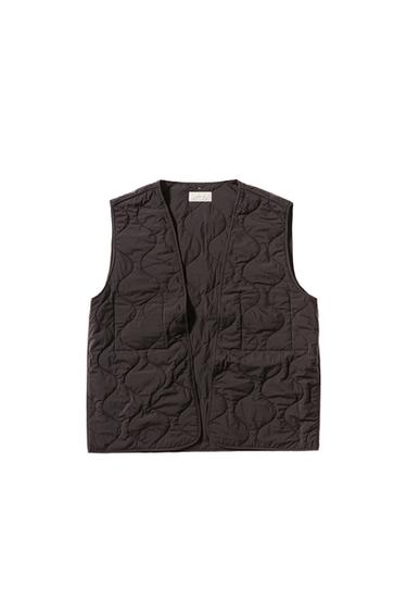 PARKA DESMONTABLE WATER REPELLENT - Marrón oscuro de Zara