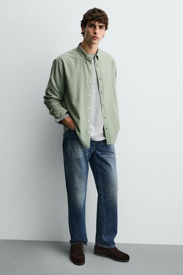 BOTTINES EN CUIR - Marron de Zara - Image 1