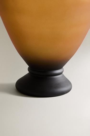 IRIDESCENT GLASS VESSEL I COLIN KING - Caramel by Zara - Image 3