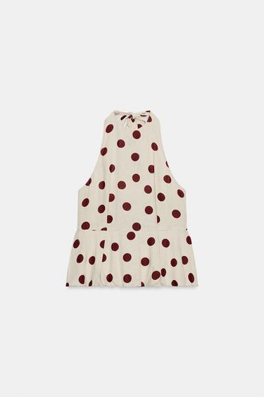 TOP HALTER LUNARES - 930 de Zara - Imagen 0