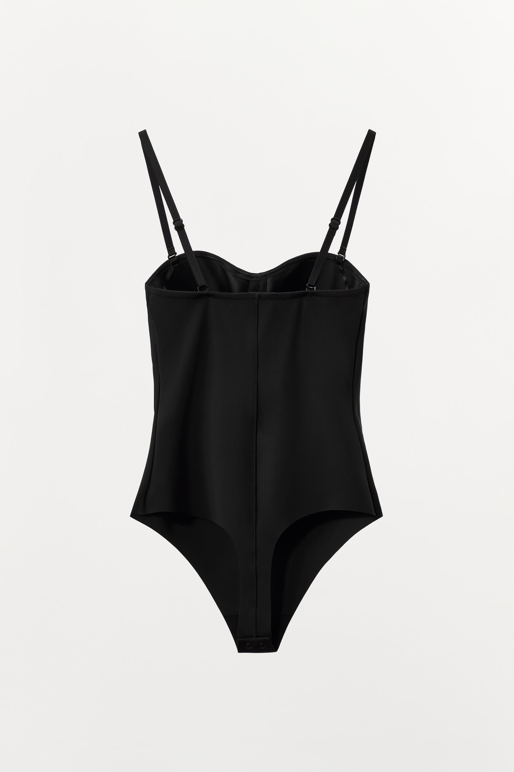 UNDERWIRE POLYAMIDE BODYSUIT - Black | ZARA United States