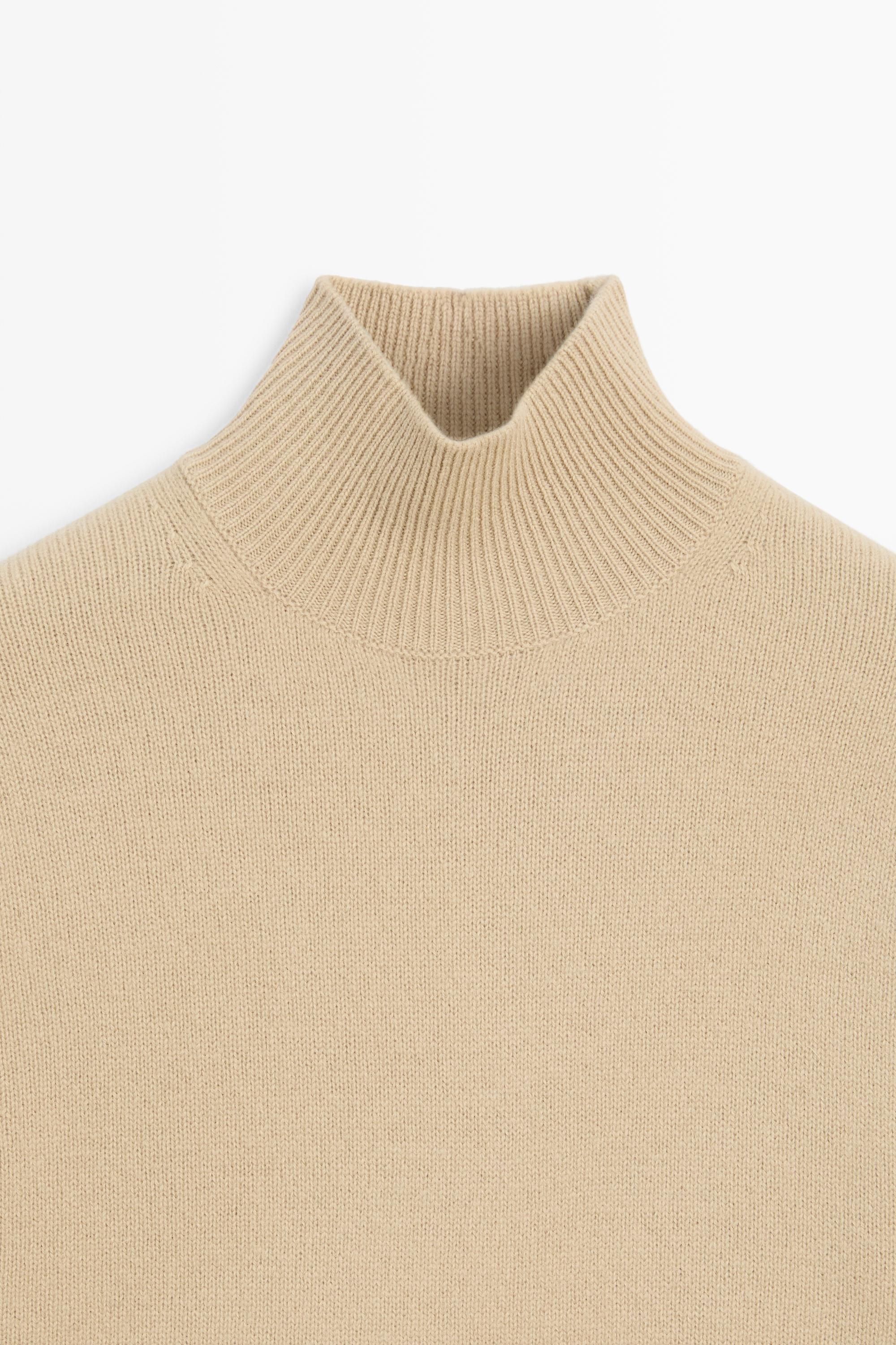 Oversize short sleeve knit sweater
