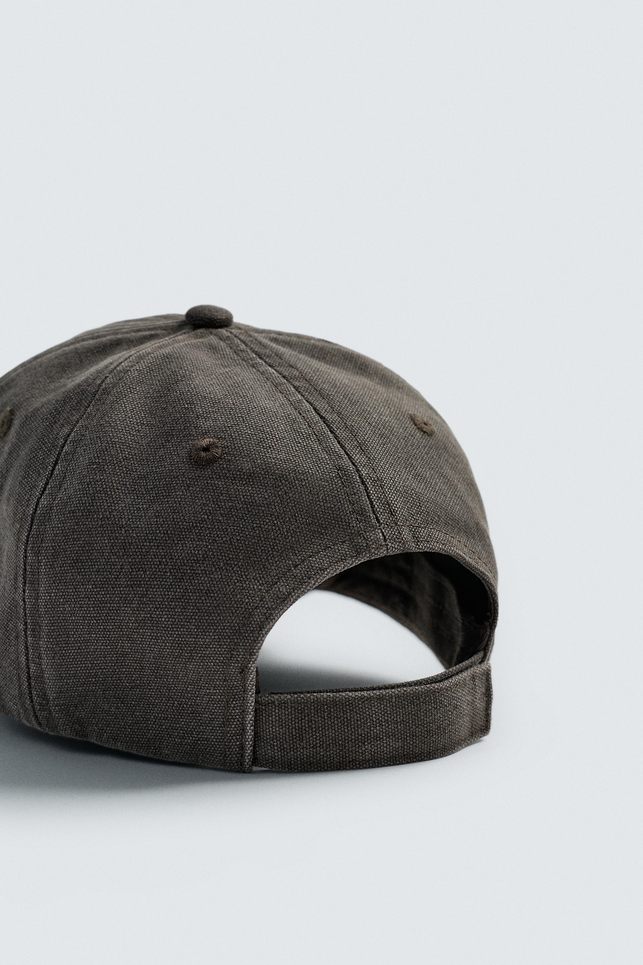 WASHED EMBROIDERED TEXT CAP