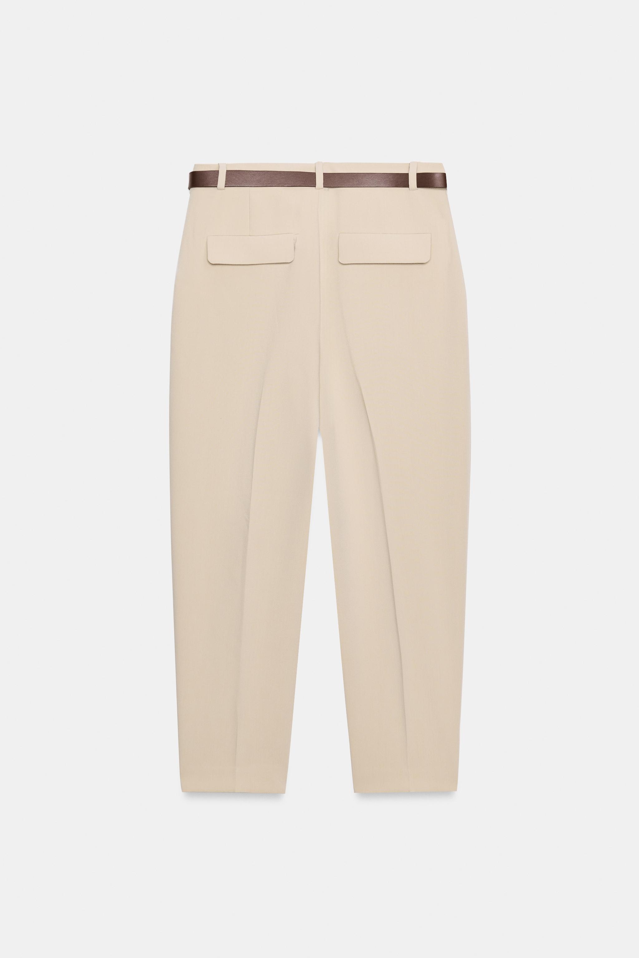 PANTALON 7/8 AVEC CEINTURE