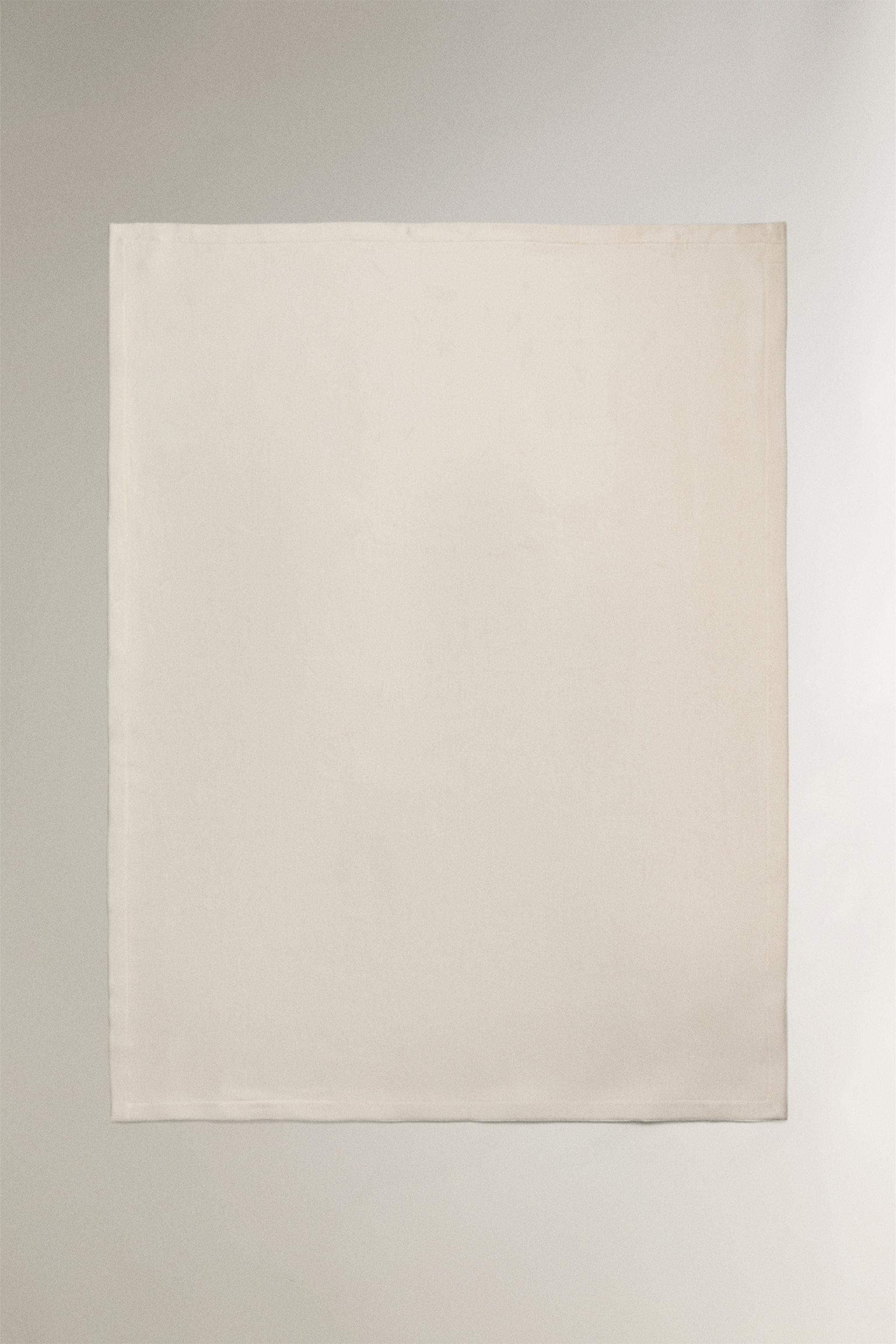 COUVERTURE UNIE COTON