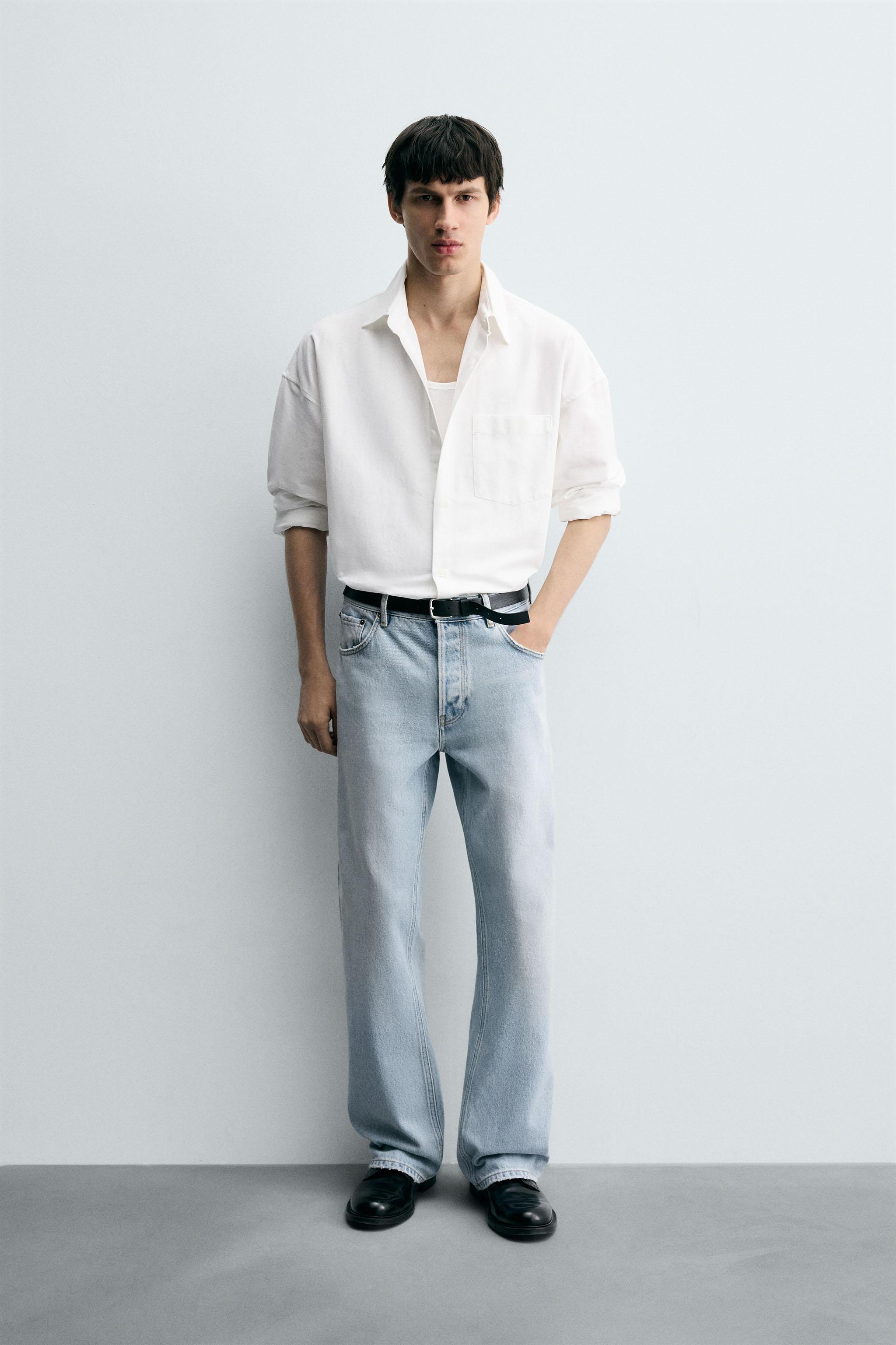 AKYRさん専用⭐︎ライトデニムパンツ フレアフィット デニムパンツ - ライトブルー | ZARA Japan / 日本