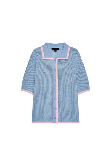 COLLAR POLO CARDIGAN