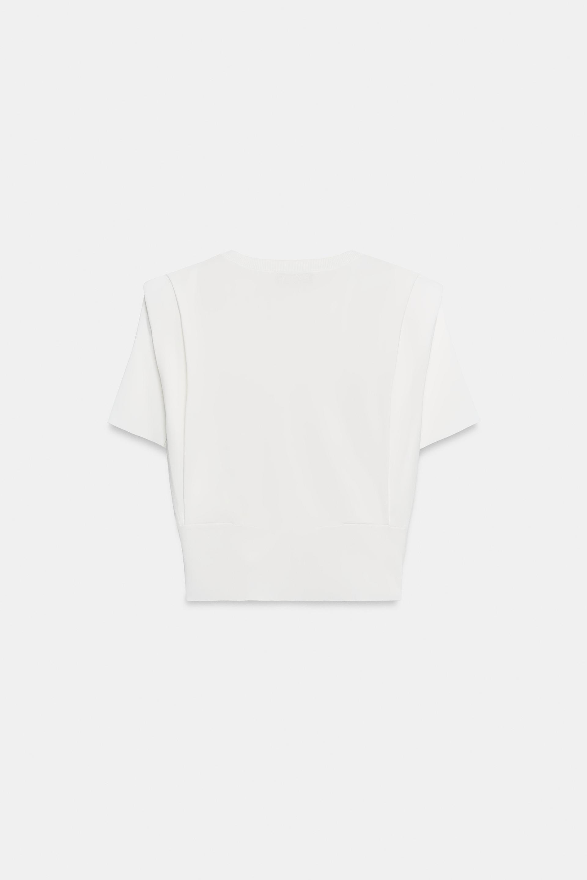 SHOULDER PAD KNIT TOP thumbnail 7